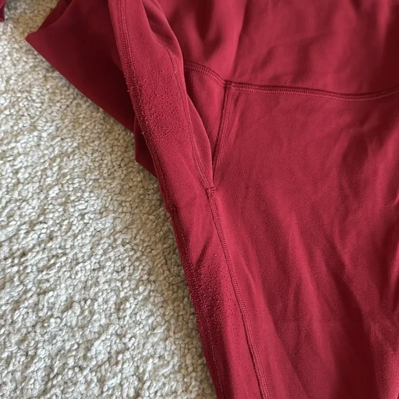 lululemon Align High-Rise Pant 25" Legging Dark Red size 4 - Picture 3 of 9